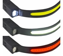 Awtools Lukturis Galvas Cob Led Ar Sensoru kustības