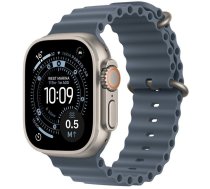 Apple Watch Ultra 3 GPS + Cellular 49mm Natural Titanium Case with Anchor Blue Ocean Band