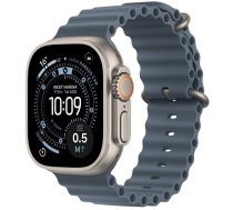 Apple Watch Ultra 3 49 mm Ocean Band nerusejosa terauda / zila - Viedpulkstenis Ultra 3 MEWH4ET/A (195950608762)