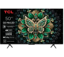 Tcl 50q6c Televizors 127 Cm (50") 4k Ultra Hd Smart Tv Wi-fi Metālisks