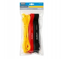Komplekts Gumijas Vingrošanas Tpe - Power Band Pt-s3, 4-32 Kg, 3 Gumijasijai Tpe, Rebel Active
