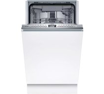 Bosch Dishwasher | SPT4EMX17E | Built-in | Width 45 cm | Number of place settings 10 | Number of programs 6 | Energy efficiency class B | Display | White