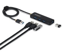 Hub Usb Startech 4-port Usb-a Hub Usb 3.0 5gbps Mini Kolektors Usb DARBINĀMS Z Magistrali Ar Kabeli 61cm Usb-a Zu 4x Usb-a Splitter