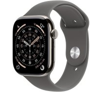 Smartwatch Apple Watch Series 11 Gps + Cellular, Vēstules Aploksne 46 Mm Z Tytanu Krāsā Naturalnym, Siksna Sporta Krāsā Górskiej Szarości - Izmērs
