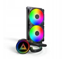 Dzesēšana Ūdens Montech Lightflow Argb 240 Black Komplekts Aio