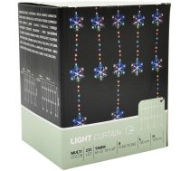 Ziemassvētku Gaismas Priekškars Gaismas 120x120 Cm 232led Daudzkrāsains Spilventiņi śniegu