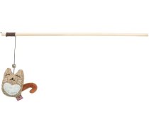 Makšķere Ar Kaķi, Rotaļlieta, Kaķu, Plīša/koks/materiāls, 38 Cm, Z Kocimiętką