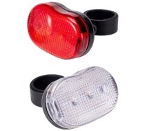 Komplekts Lamp Velosipēdu Led Priekša I aizmugure 3led Xqmax
