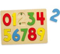 Viga Toys Puzzle Puzle Uz Paliktņa Skaitļi