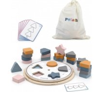 Viga Toys Viga Polarb Puzle Dopasowanie Formu Un Krāsainiem
