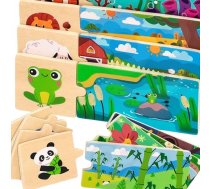 Viga Toys Puzzle Logiczne Ar Dzīvniekiem Puzle