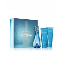Davidoff Cool Water Woman EDT rinkinys moterims (EDT 100 ml + Losjonas kūnui 75 ml + Dušo želė 75m)