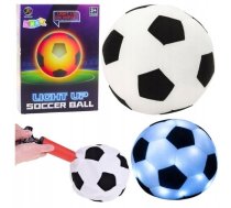 Viegls Futbola Bumba Mešanai Kopania Kvēlojošs Materiāls Sūknis Melns Balta