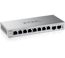 Zyxel Gs1200-10v3 Pārvaldāmie L2 Gigabit Ethernet (10/100/1000) Desktop Pelēks