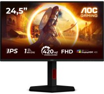 Monitors Aoc Monitors 25g4kur 24.5 Сollas Ips 420hz Hdmix2 Dp Pivot