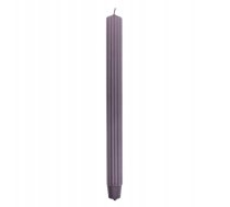 Svece Galda Gara Ryflowana Donau Home, 25x300 Mm, 4gab., Jeżyna
