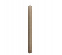 Svece Galda Gara Ryflowana Donau Home, 25x300 Mm, 4gab., Pipari