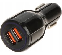 Lādētājs Lādētājs Automašīnas Usb 5v/3.1a/2xusb-quick3.0/car