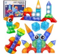 Jokomisiada Klucīši Magnētiskais 3d Apgaismots Klucīši Magnētiskais 64 Ele Za5240