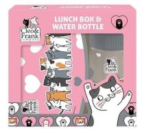 Komplekts Lunchbox+ ūdens Pudele A Cleo I Frank 39 Kaķis