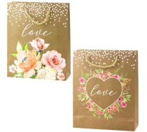 Leantoys Soma Dāvanu 32x26x10cm Love Ziedi Spīdums Mix