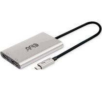 Sistēma Pārraides Signāla Av Club 3d Club3d Video Hub Thunderbolt 3 Na 2x Dp, Dual 4k60hz Nebo Single 8k60hz/4k120hz