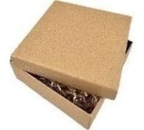 Kastīte Dāvanu Kraft Bēšs 15x15x5,5cm