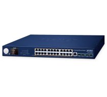 Planet 24-Port PoE+ Managed Switch w/ LCD Screen GS-6311-24P