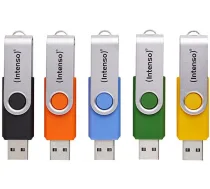 Intenso Office Line 16GB USB Stick 3.2 Multipack x5 bunt