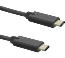 Kabelis Usb Qoltec Usb-c - Usb-c 1 M Melns (50501)