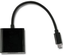 Kabelis Usb Qoltec Usb-c - Hdmi 0.23 M Melns (50375)
