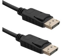 Kabelis Qoltec Displayport - Displayport 3m Melns (50588)