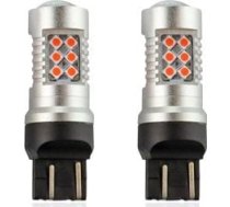 Amio Spuldzes Led Amio W21/5w T20q 12/24v 6.2w 24xsmd 3030 (canbus, Sarkans)
