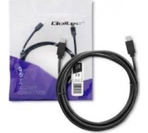 Kabelis Usb Qoltec Usb-c - Usb-c 2 M Melns (52345)