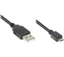 Kabelis Usb Alcasa Usb-a - Micro-b 1 M Melns (2510-mb01)