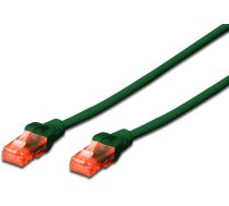 Digitus 15m Cat6 U/utp Kabelis Tīkla Zaļš U/utp (utp)
