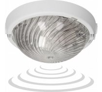Orno 8080t-trio/ms/pl, Gaismeklis Apgaismojuma Z Mikrofalowym Sensoru Kustības, 75w, E27, Ip44, Ik10, Polikarbonāts Caurspīdīgs, Dławice