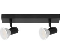 Lampa Griestu Orno Rio Sp 2, Gaismeklis Sienas-griestu, Gu10 Max. 2x60w, Ip20, Melna