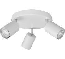 Lampa Griestu Orno Rino Gaismeklis Sienas-griestu, Moc Max. 3x50w, Gu10, Ip20, Balta