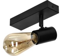 Lampa Griestu Orno Rio Sp 1, Gaismeklis Sienas-griestu, E27 Max. 60w, Ip20, Melna
