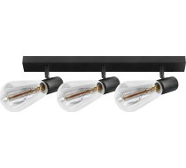Lampa Griestu Orno Rio Sp 3, Gaismeklis Sienas-griestu, E27 Max. 3x60w, Ip20, Melna