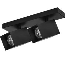 Lampa Griestu Orno Kubar Sp 2, Gaismeklis Sienas-griestu, 2xgu10, Ip20, Melna