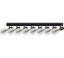Lampa Griestu Orno Rio Sp 8, Gaismeklis Sienas-griestu, E27 Max. 8x60w, Ip20, Melna