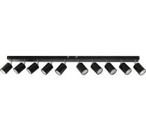 Lampa Griestu Orno Doa Gaismeklis Sienas-griestu, Moc Max. 10x50w, Gu10, Ip20, Melna