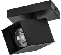 Lampa Griestu Orno Kubar Sp 1, Gaismeklis Sienas-griestu, Gu10, Ip20, Melna