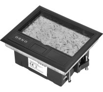Orno Kārba Grīdas Na Kontaktligzdas Moduļu 4 X 45x45mm vai 8 X 22,5x45mm, Vāks: Materiāls Savu, Melna