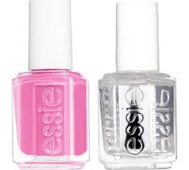 Essie Set Essie: Nail Enamel, Vegan, Glossy Shine Finish, Nail Polish, 20, Lovie Dovie, 13.5 ml + Nail Care - Good To Go, Top Coat, Nail Strengthening Lacquer, 5 ml For Women