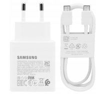 Lādētājs Tíkla Samsung Ep-ta845ewe 45w Ar Kabeli Usb-c Samsung Ep-dw767jwe 45w 1,8m (oob Bulk - Iepakojums Zastępcze) - Balta