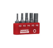 Modeco Komplekts Grotów 25mm Hex H2-h6 5gab. - Mn-15-514