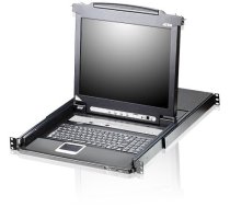 ATEN CL5708M DE KVM-Switch 8-Port 17"-LCD Single Rail (PS/2-USB VGA) DE-Layout